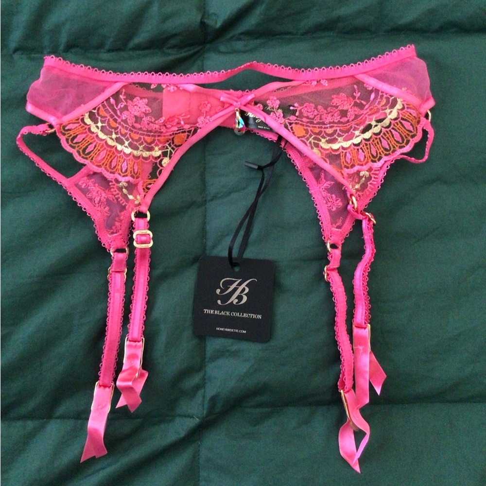 Honey Birdette XS Meika Garter Belt